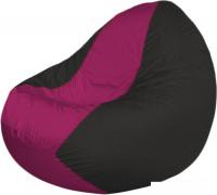 Кресло-мешок Flagman Classic K2.1-133 (черный/фуксия)