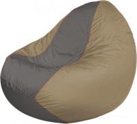 Кресло-мешок Flagman Classic K2.1-139 (бежевый/серый)