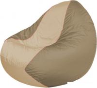 Кресло-мешок Flagman Classic K2.1-215 (темно-бежевый/светло-бежевый)