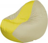Кресло-мешок Flagman Classic K2.1-81 (светло-бежевый/желтый)
