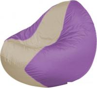 Кресло-мешок Flagman Classic K2.1-108 (сиреневый/светло-бежевый)