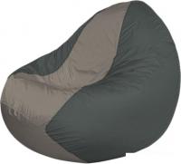 Кресло-мешок Flagman Classic K2.1-115 (темно-серый/светло-серый)