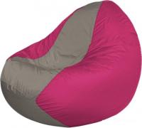 Кресло-мешок Flagman Classic K2.1-122 (фуксия/светло-серый)