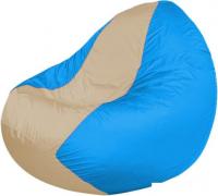 Кресло-мешок Flagman Classic K2.1-251 (голубой/светло-бежевый)