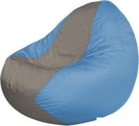 Кресло-мешок Flagman Classic K2.1-56 (голубой/светло-серый)