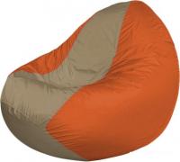 Кресло-мешок Flagman Classic K2.1-159 (оранжевый/бежевый)