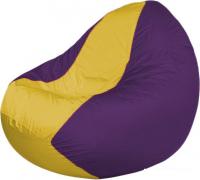 Кресло-мешок Flagman Classic K2.1-232 (фиолетовый/желтый)