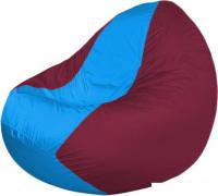 Кресло-мешок Flagman Classic K2.1-247 (бордовый/голубой)