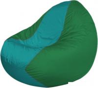 Кресло-мешок Flagman Classic K2.1-263 (зеленый/бирюзовый)