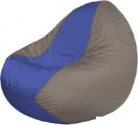 Кресло-мешок Flagman Classic K2.1-89 (светло-серый/синий)
