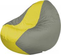 Кресло-мешок Flagman Classic K2.1-95 (серый/желтый)