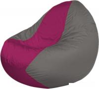Кресло-мешок Flagman Classic K2.1-99 (серый/фуксия)