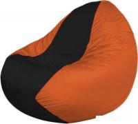 Кресло-мешок Flagman Classic K2.1-165 (оранжевый/черный)