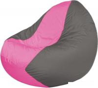 Кресло-мешок Flagman Classic K2.1-200 (серый/розовый)