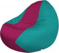 Кресло-мешок Flagman Classic K2.1-245 (бирюзовый/фуксия)