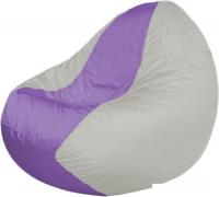Кресло-мешок Flagman Classic K2.1-40 (белый/сиреневый)