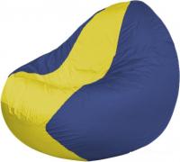 Кресло-мешок Flagman Classic K2.1-101 (синий/желтый)