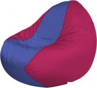Кресло-мешок Flagman Classic K2.1-124 (фуксия/синий)