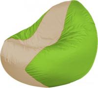 Кресло-мешок Flagman Classic K2.1-179 (салатовый/светло-бежевый)