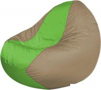 Кресло-мешок Flagman Classic K2.1-31 (бежевый/салатовый)