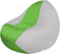 Кресло-мешок Flagman Classic K2.1-36 (белый/салатовый)