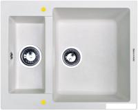 Кухонная мойка Zigmund & Shtain Rechteck 600.2 (белый жемчуг)