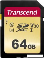 Карта памяти Transcend SDXC 500S 64GB