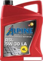 Моторное масло Alpine RSL 5W-30 LA 4л