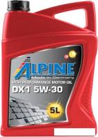 Моторное масло Alpine DX1 5W-30 5л