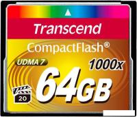 Карта памяти Transcend 1000x CompactFlash Ultimate 64GB (TS64GCF1000)