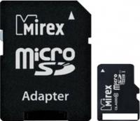 Карта памяти Mirex microSDXC UHS-I (Class 10) 128GB + адаптер [13613-AD10S128]