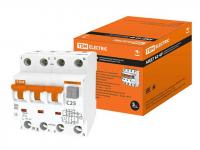 Дифференциальный автомат TDM Electric 63 4P C25 100мА SQ0202-0022