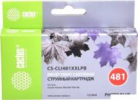 Картридж CACTUS CS-CLI481XXLPB (аналог Canon CLI-481XXL PB)