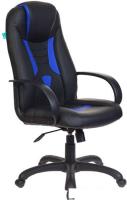 Кресло Бюрократ VIKING-8/BL+BLUE (черный/синий)
