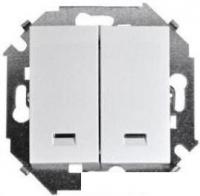 Выключатель Simon 15 1591392-030 (белый)