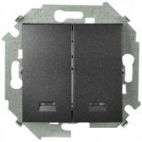 Выключатель Simon 15 1591392-038 (графит)