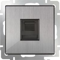 Розетка компьютерная Werkel WL02-RJ-45 (глянцевый никель)