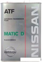 Трансмиссионное масло Nissan ATF Matic Fluid D 4л