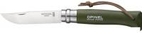 Складной нож Opinel N°8 Khaki с темляком
