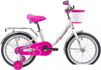 Детский велосипед Novatrack Ancona 16 (белый/розовый, 2019)