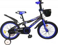 Детский велосипед Delta Sport 18 (черный/синий, 2019)