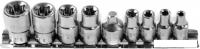Набор торцевых головок Hogert Technik HT1A884 (9 предметов)