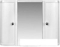 Berossi Шкаф с зеркалом ВК Hilton Premium (снежно-белый)