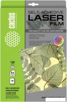 Самоклеящаяся пленка CACTUS прозрачная A4 150 г/м2 10 листов CS-LFSA415010