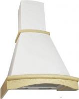 Кухонная вытяжка Elikor Ротонда 60П-650-П3Л (бежевый/дуб белый/патина)