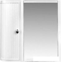 Berossi Шкаф с зеркалом ВК Hilton Premium (левый, снежно-белый)