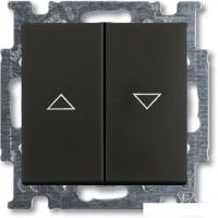 Выключатель ABB Basic 55 1413-0-1098 (шато-черный)