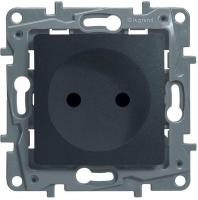 Розетка Legrand Etika 672634 (антрацит)
