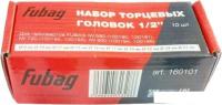 Набор торцевых головок Fubag 160101 (10 предметов)