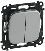 Выключатель Legrand Valena Allure 752905 (алюминий)